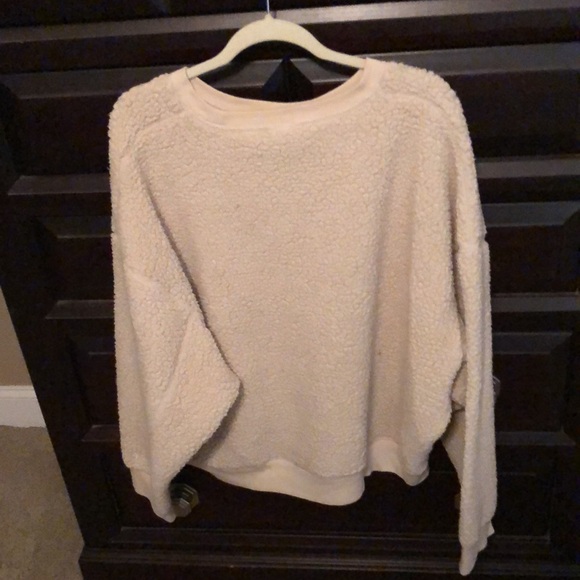 PINK sweatshirt, good condition, off white in color, size XL - Picture 2 of 5
